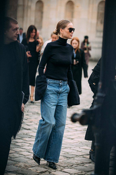 Модные женские джинсы тренды и новинки, образы с джинсами на фото